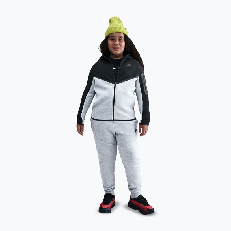 Dětská mikina Nike Sportswear Tech Fleece Full-Zip dark grey heather/black/black/black 2