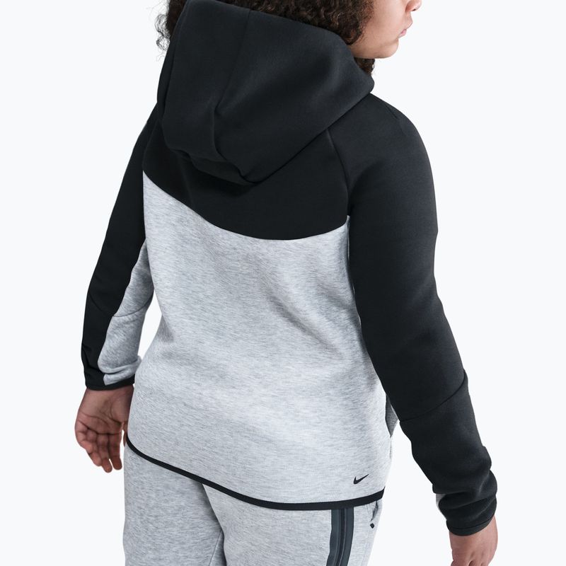 Dětská mikina Nike Sportswear Tech Fleece Full-Zip dark grey heather/black/black/black 5