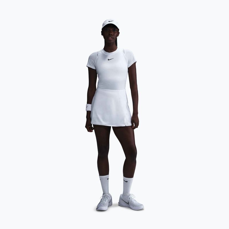 Tenisová sukně Nike Victory Dri-Fit Straight Pleated white/black 2