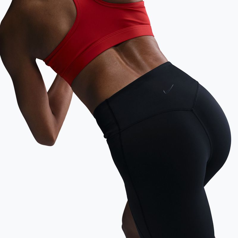 Dámské tréninkové šortky Nike Universa High Waisted Biker 8" black/anthracite/dark smoke grey 5