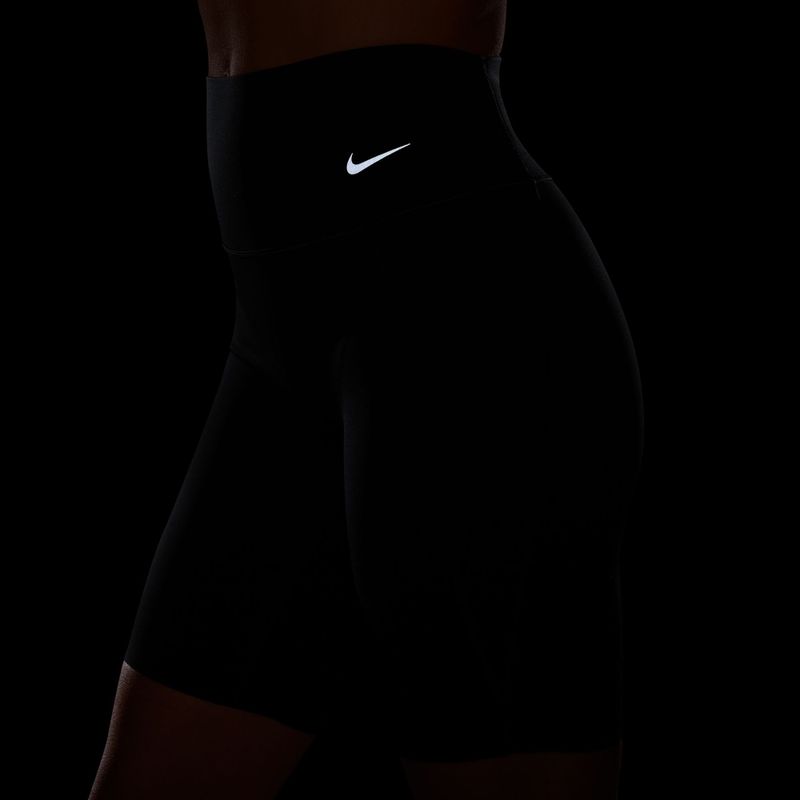 Dámské tréninkové šortky Nike Universa High Waisted Biker 8" black/anthracite/dark smoke grey 8