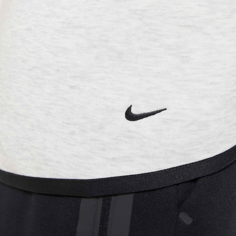 Dětská mikina Nike Sportswear Tech Fleece light grey/heather/black/black 8
