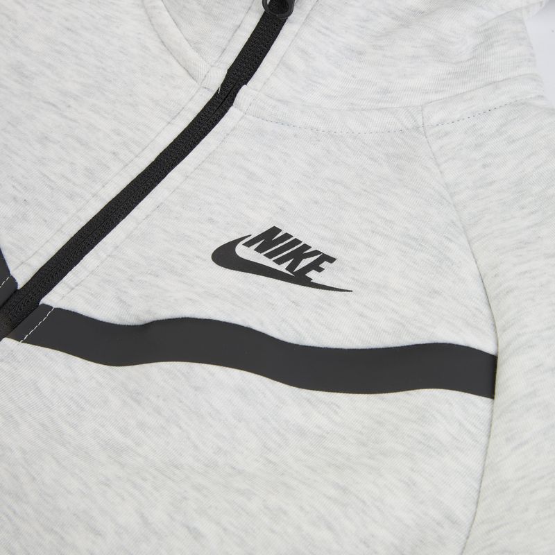 Dětská mikina Nike Sportswear Tech Fleece light grey/heather/black/black 3
