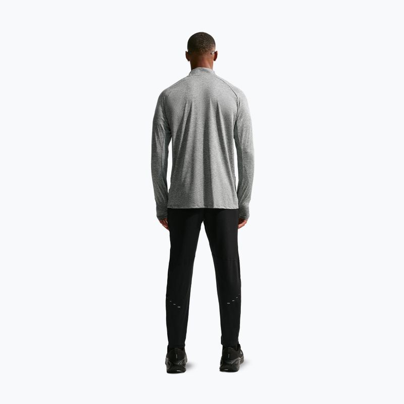 Pánská běžecká mikina Nike Stride 1/4 Zip Dri-Fit smoke grey/heather 3