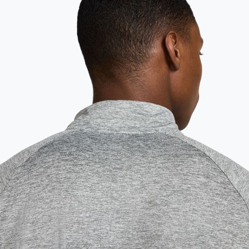 Pánská běžecká mikina Nike Stride 1/4 Zip Dri-Fit smoke grey/heather 8