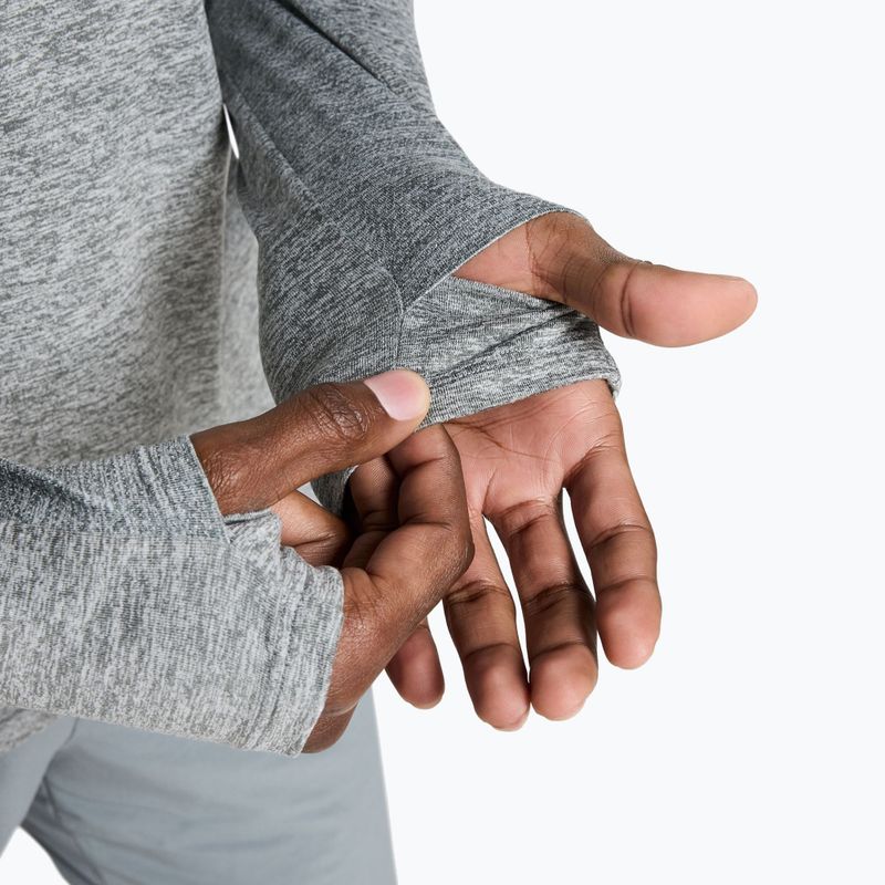 Pánská běžecká mikina Nike Stride 1/4 Zip Dri-Fit smoke grey/heather 9