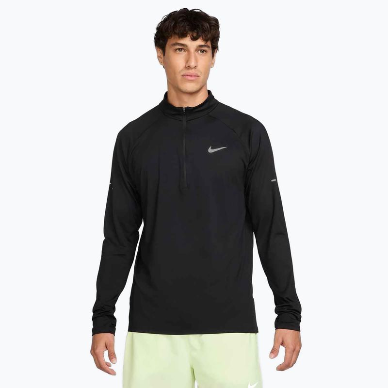 Pánská běžecká mikina Nike Stride 1/4 Zip Dri-Fit black