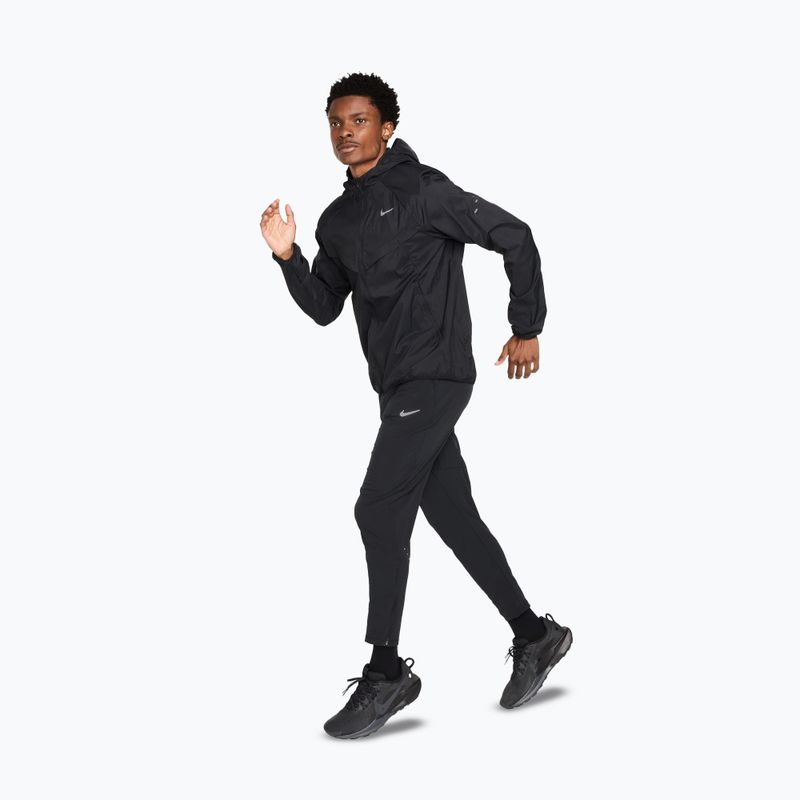 Pánská běžecká bunda Nike Stride Repel UV black/black 2