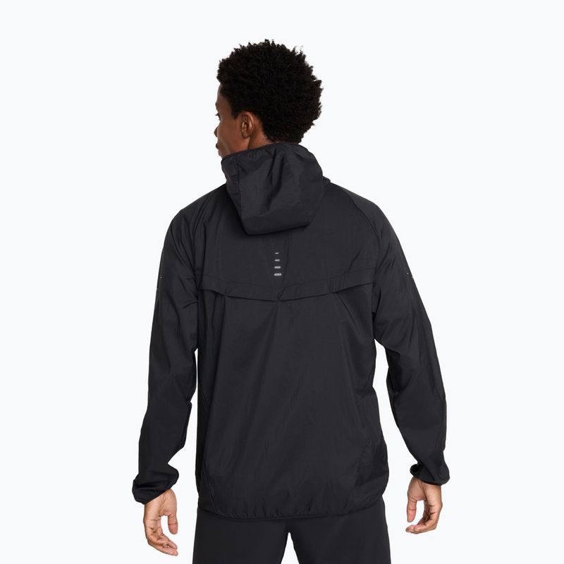 Pánská běžecká bunda Nike Stride Repel UV black/black 3