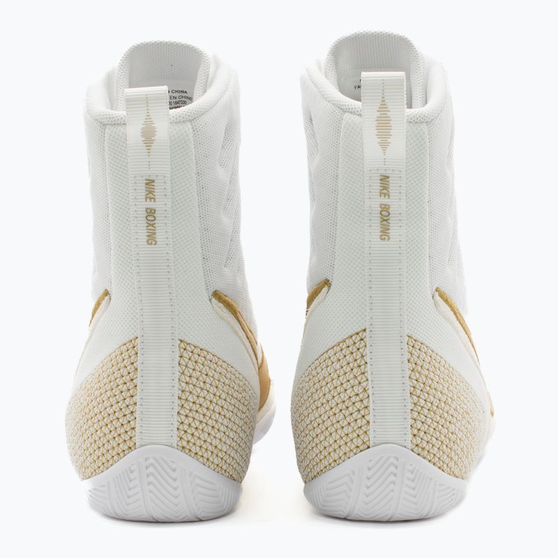 Boxerské boty Nike Machomai 3 white/metallic gold 14