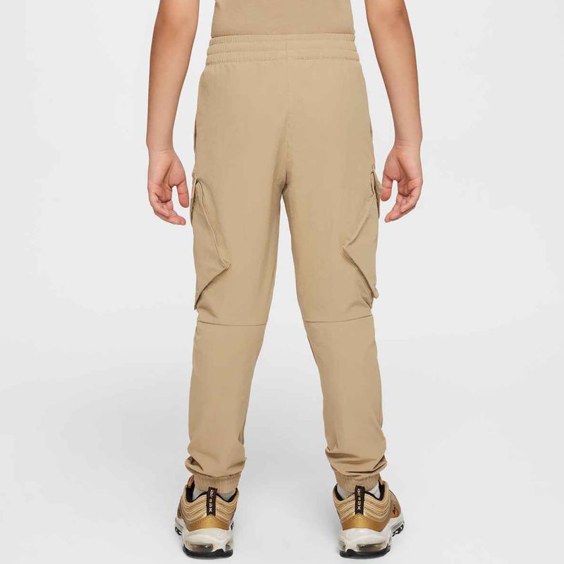 Dětské kalhoty Nike Sportswear City Utility parachute beige/black 3