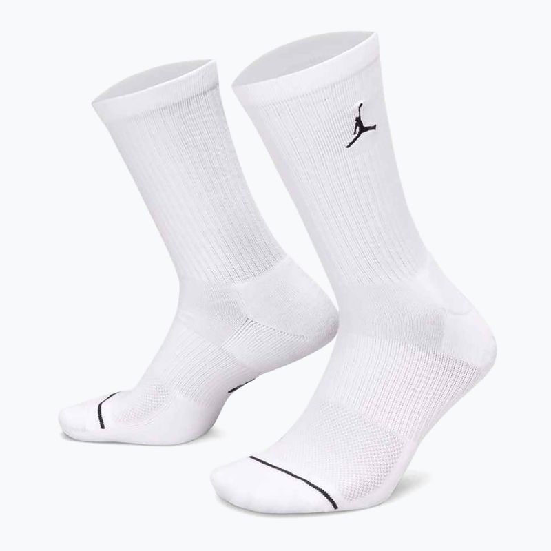 Skarpety  Nike Jordan Everyday Cushioned Crew 6 par white/black 3