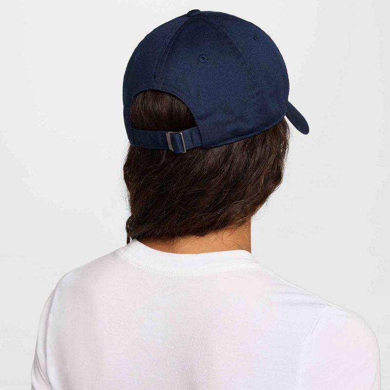 Kšiltovka Nike Club Unstructured Futura Wash obsidian/white 5