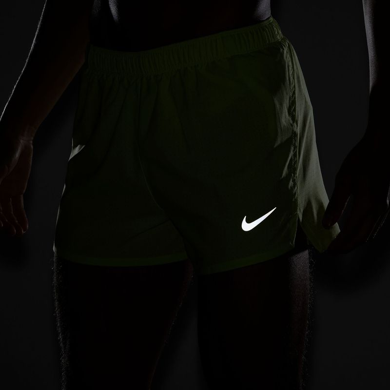 Pánské běžecké šortky Nike Fast Dri-Fit Brief Lined 3" light lemon twist/black 7