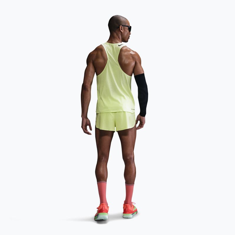 Pánské běžecké tričko Nike AeroSwift Dri-Fit ADV light lemon twist/black 3