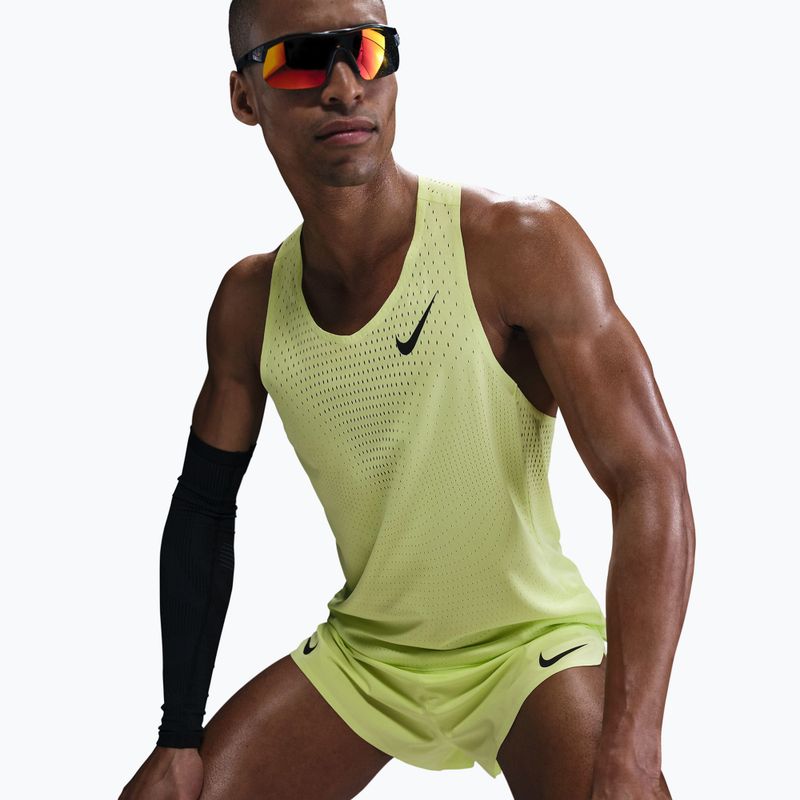 Pánské běžecké tričko Nike AeroSwift Dri-Fit ADV light lemon twist/black 6