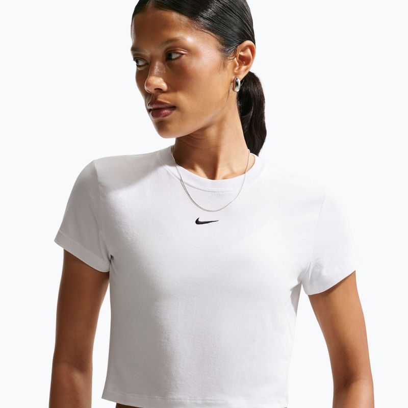 Dámské tričko Nike Sportswear Chill Knit white/black 5