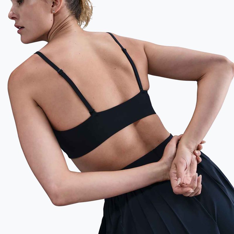 Tréninková podprsenka Nike Form Light-Support Triangle black/smoke grey/dark smoke 5