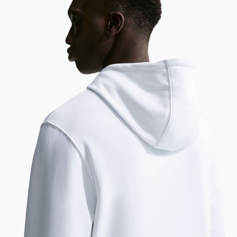 Pánská mikina Nike Club Pullover Hoodie white/white/black 5