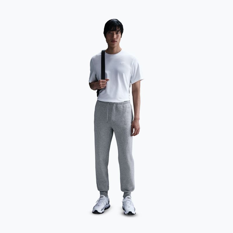 Pánské tepláky Nike Club Jogger dark grey heather/light smoke grey/white 2