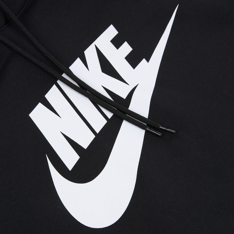 Pánská mikina Nike Club Pullover Hoodie black/black/white 8