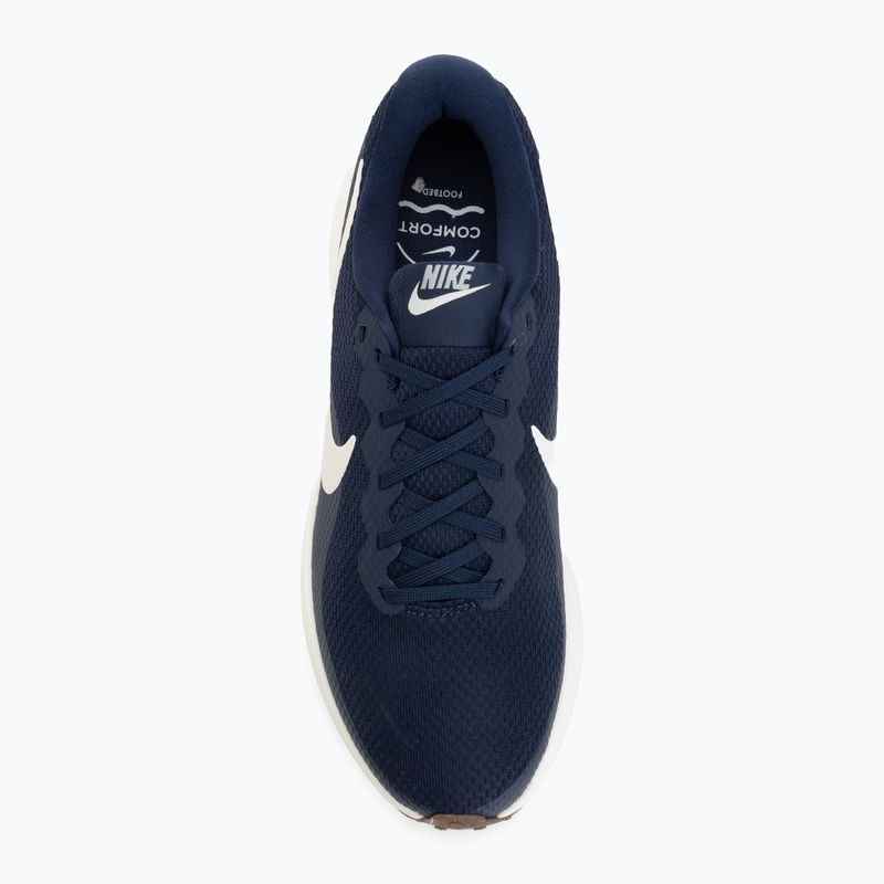 Pánské běžecké boty Nike Revolution 8 midnight navy/gum med brown/sail 5
