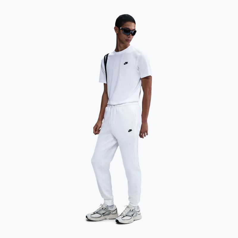 Pánské kalhoty Nike Club Jogger white/white/black 2