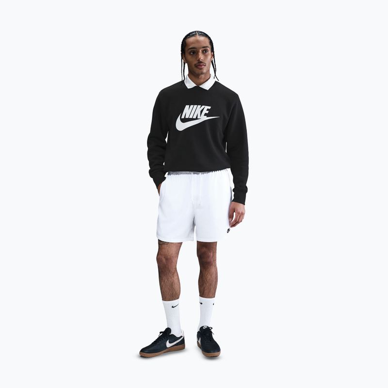 Pánská mikina Nike Sportswear Club Graphic Fleece Crew black/white 2