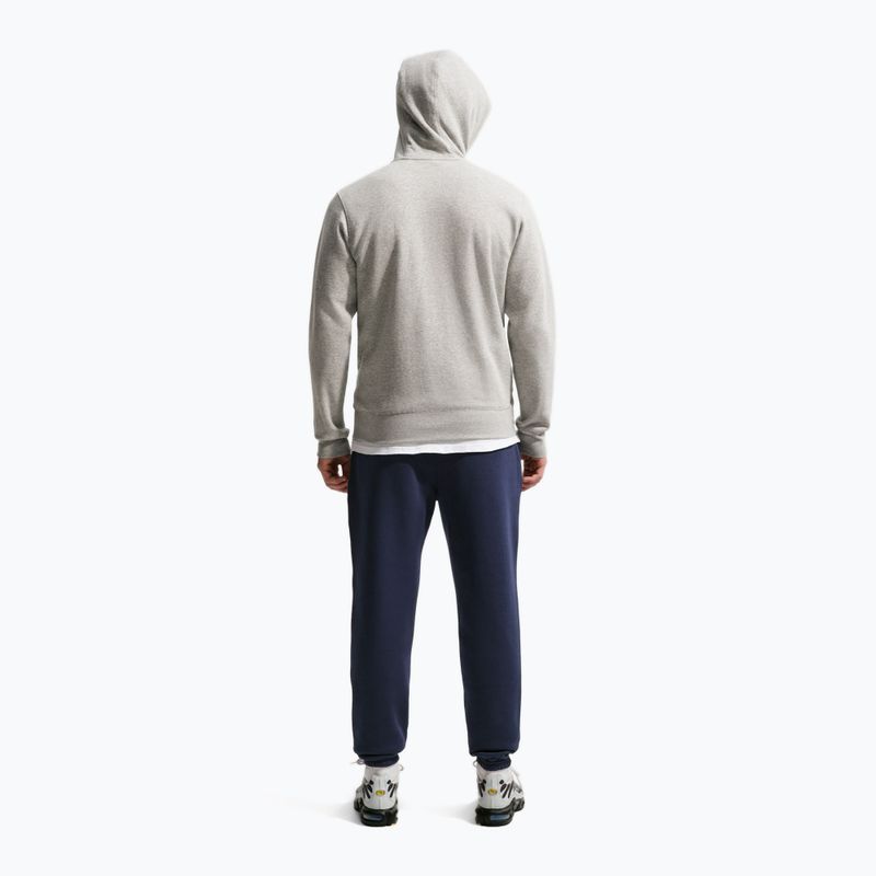 Pánské kalhoty Nike Club Cuffed Brushed obsidian/obsidian/white 3