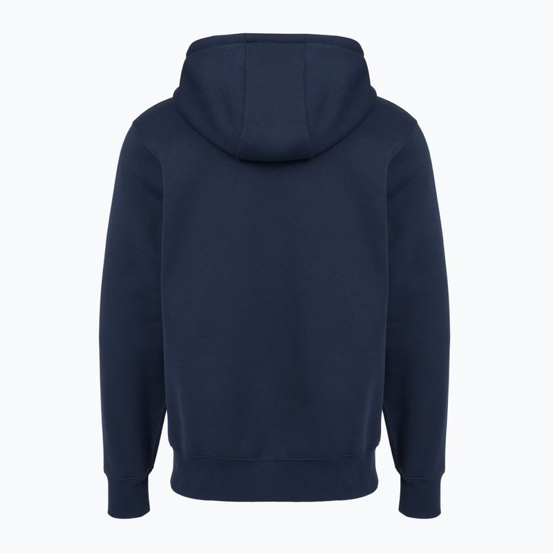 Pánská mikina Nike Club Full Zip Hoodie obsidian/obsidian/white 7
