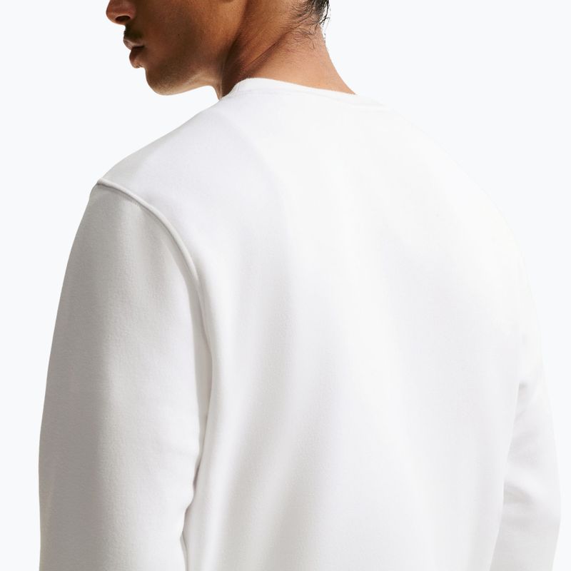 Pánská mikina Nike Club Fleece Crew white/black 5