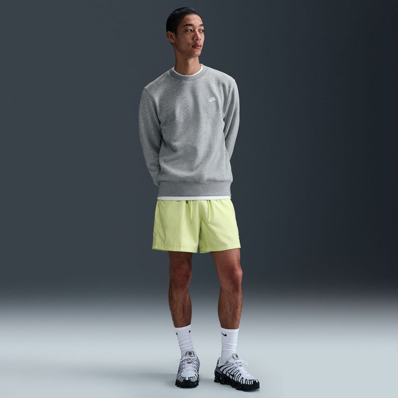 Pánská mikina Nike Club Fleece Crew dark grey heather/white 6