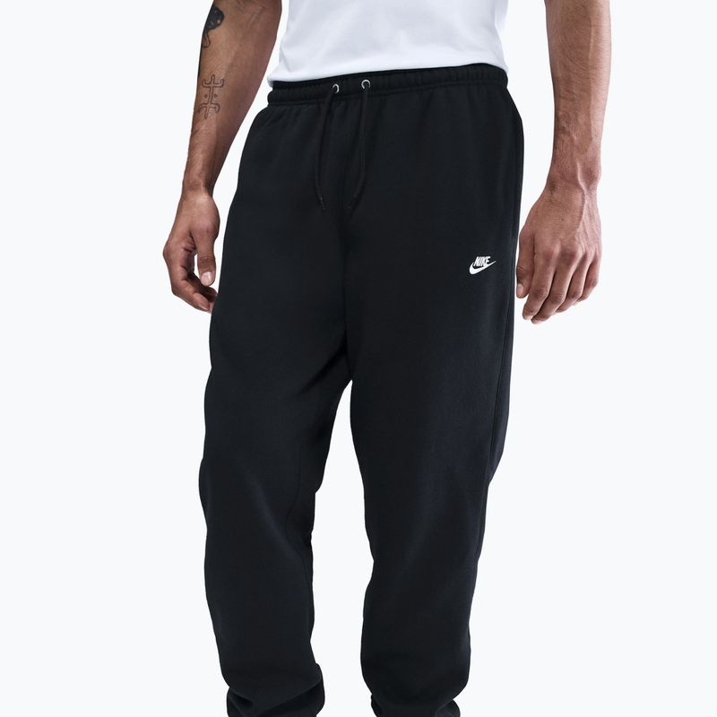 Pánské tepláky Nike Club Cuffed Brushed black/black/white 4