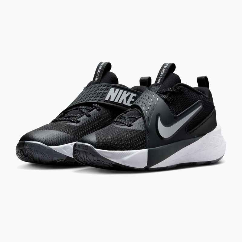 Dětské boty Nike Team Hustle D 12 black/anthracite/white 3