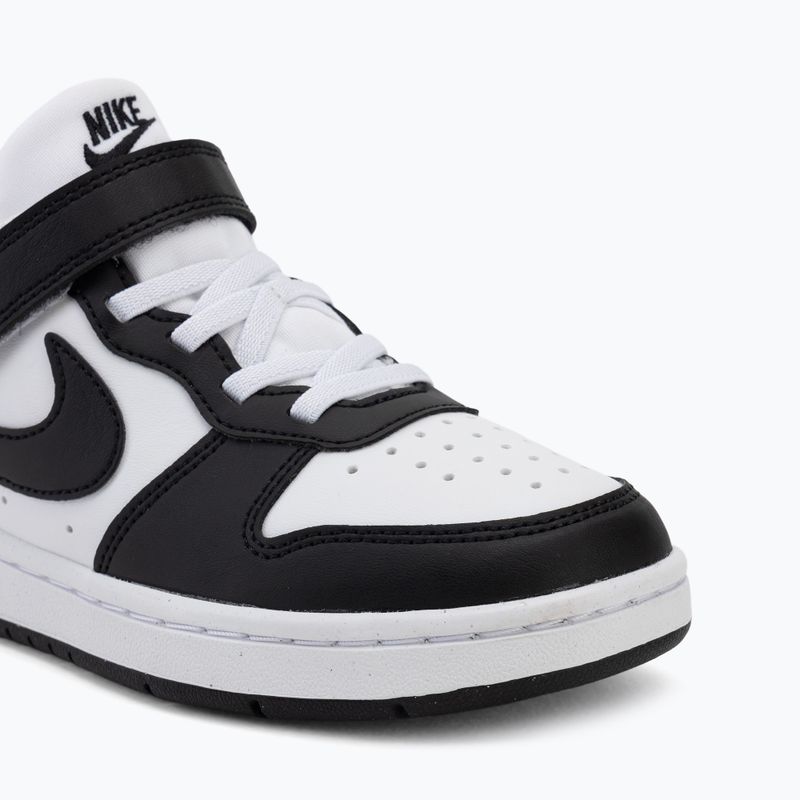 Dětské boty do vody Nike Court Borough Low Recraft white/black 7