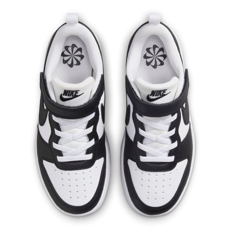 Dětské boty do vody Nike Court Borough Low Recraft white/black 4