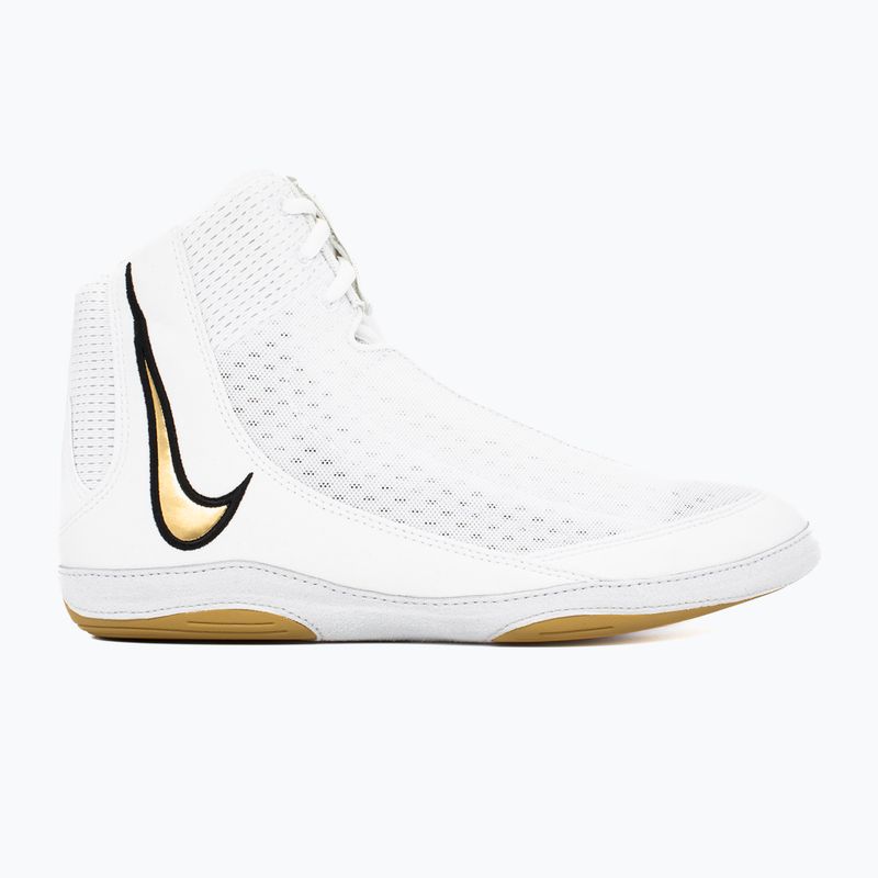 Zápasnická obuv Nike Inflict 4 white/metallic gold/photon dust/black 8