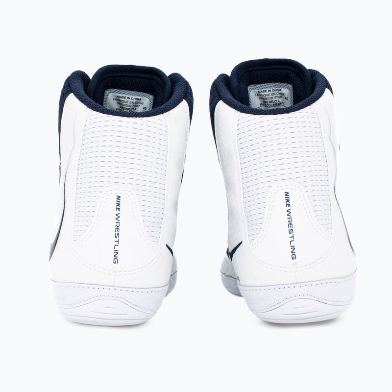 Zápasnické boty Nike Inflict 4 white/college navy 4