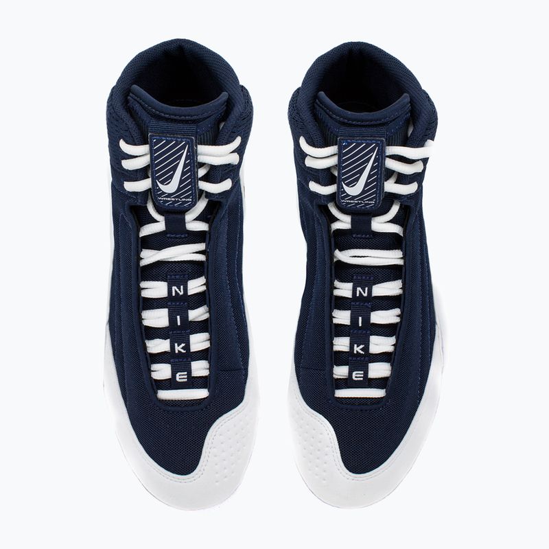 Zápasnické boty Nike Inflict 4 white/college navy 5