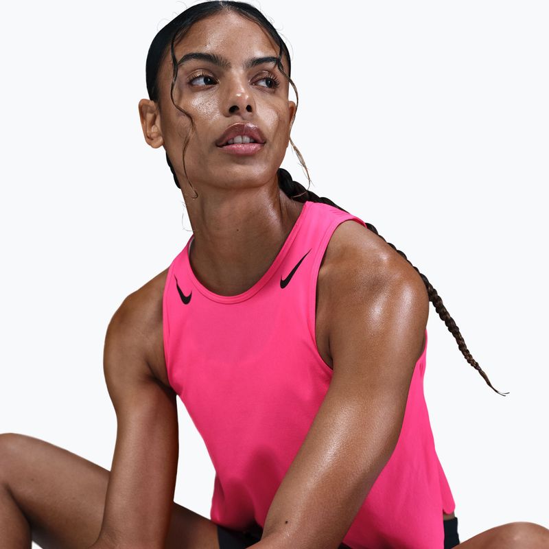 Dámské běžecké tričko Nike AeroSwift hyper pink/black 6