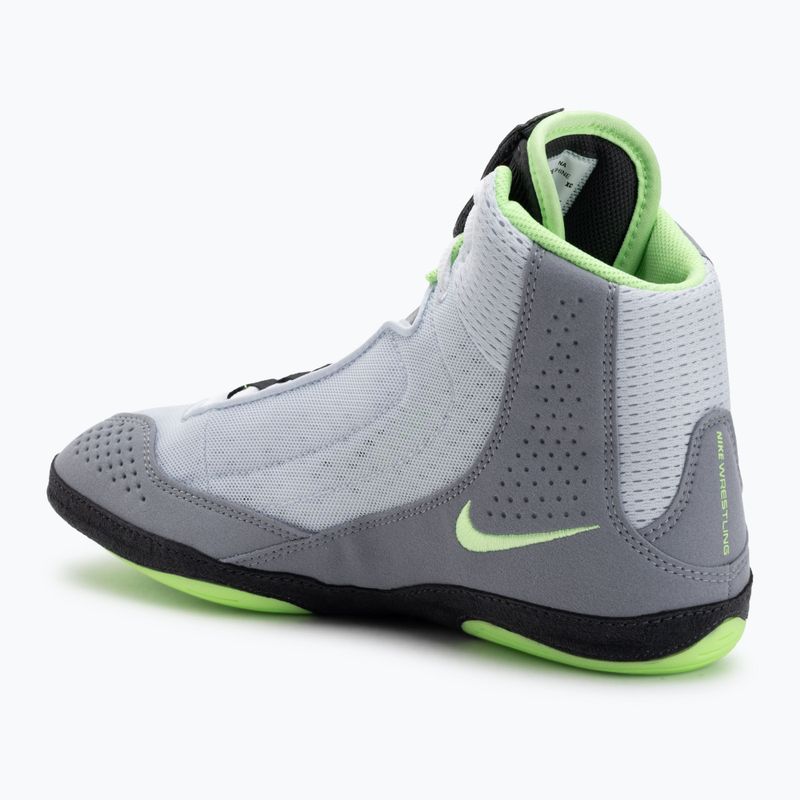 Zápasnické boty Nike Inflict 4 football grey/lime blast/anthracite/white 3