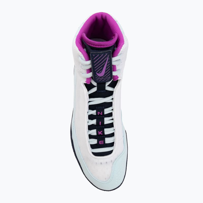 Zápasnická obuv Nike Inflict 4 bílá/hyper violet/lacier blue/obsidian 5