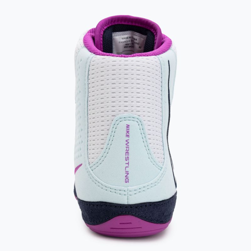 Zápasnická obuv Nike Inflict 4 bílá/hyper violet/lacier blue/obsidian 6