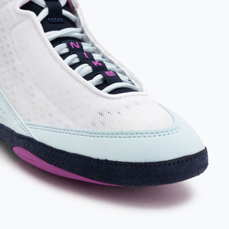 Zápasnická obuv Nike Inflict 4 bílá/hyper violet/lacier blue/obsidian 7