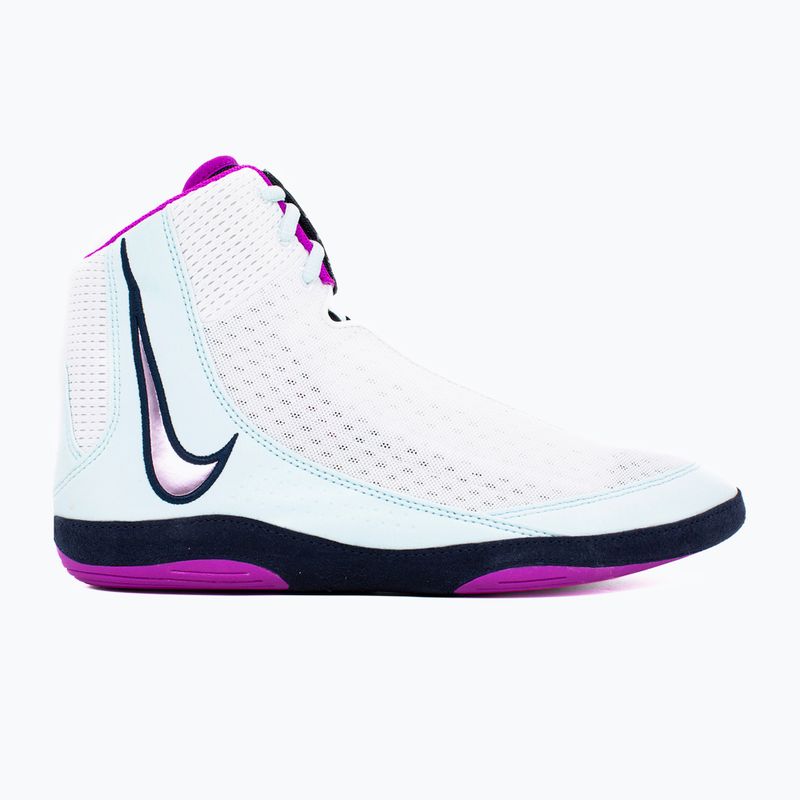 Zápasnická obuv Nike Inflict 4 bílá/hyper violet/lacier blue/obsidian 8