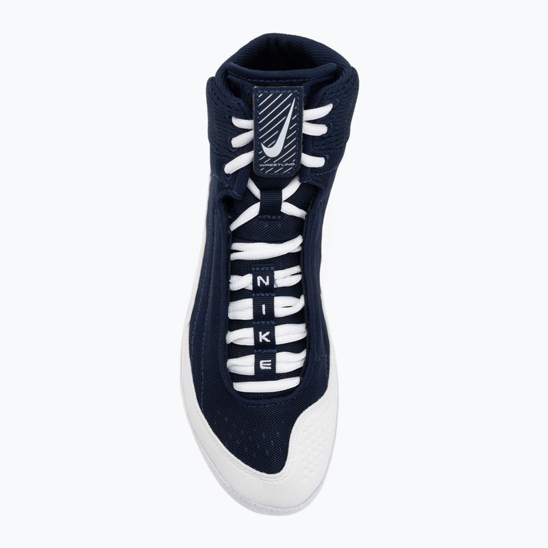 Zápasnické boty Nike Inflict 4 white/college navy 5
