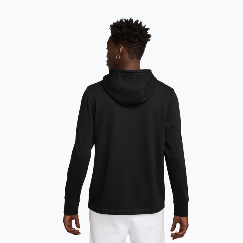 Pánská mikina Nike Sportswear Club Knit Pullover Hoodie black/black/white 2