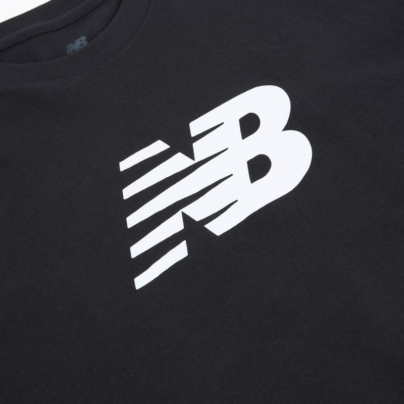 Dámské tričko New Balance Sport Jersey Relaxed Logo black/white 3