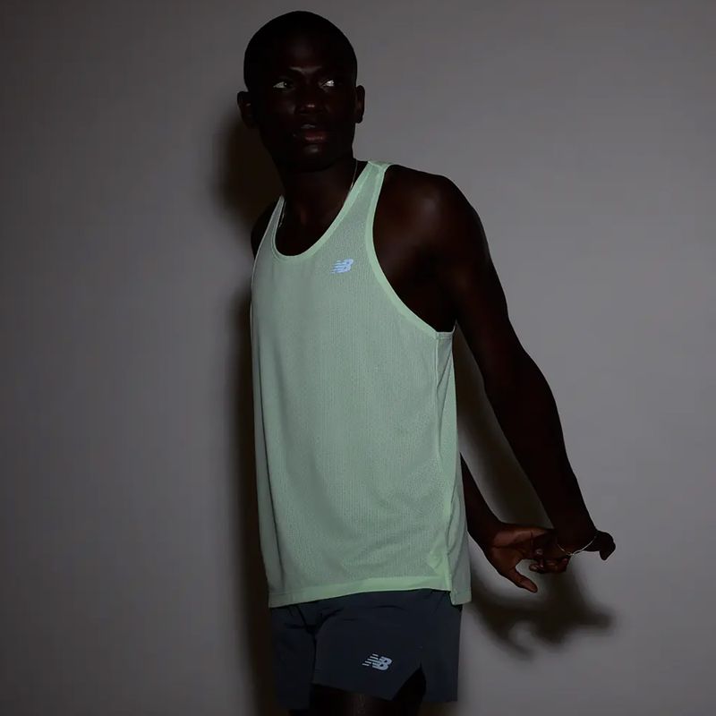 Pánské tílko New Balance Singletics Athletics melonewat 4