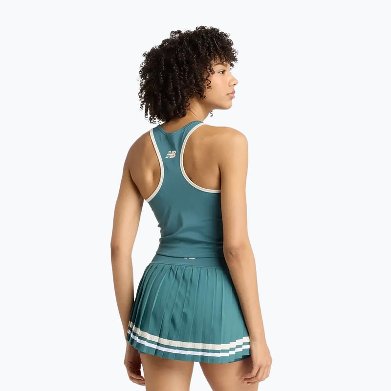 Dámské tenisové tričko New Balance Tournament Novelty Tank W new spruce 3